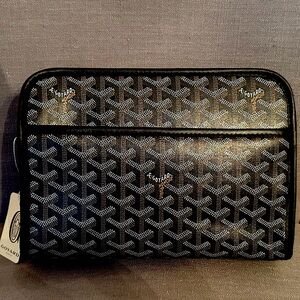 Goyard Black Jouvence MM Toiletry Bag (WITH COA)